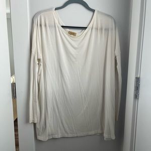 PIKO 1988 White Long-Sleeve Top
